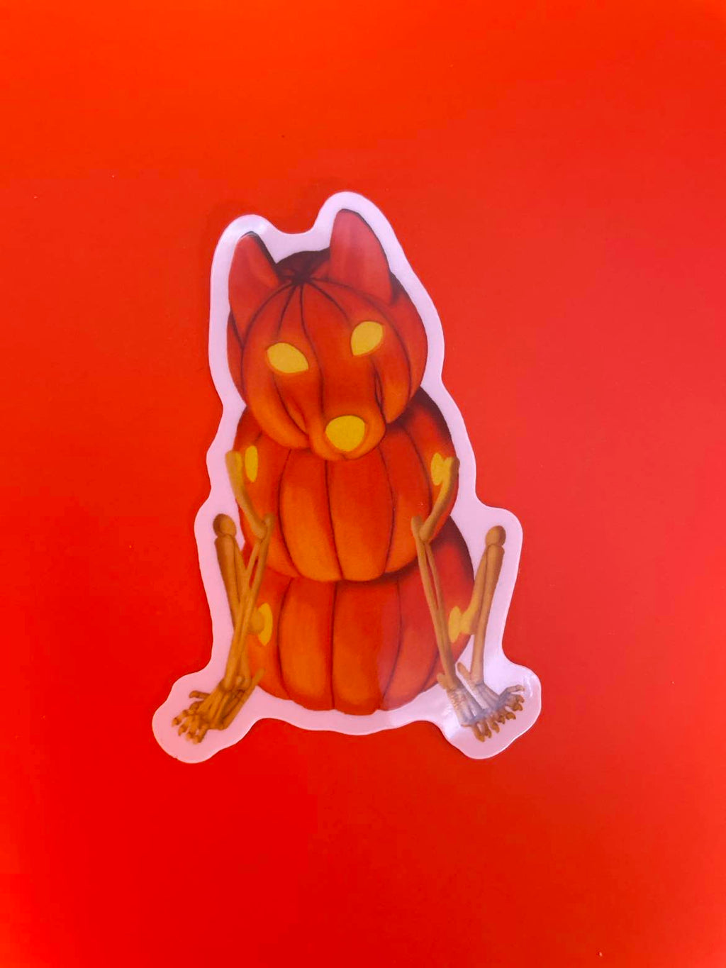 Pupkin Sticker Shadowolf Art