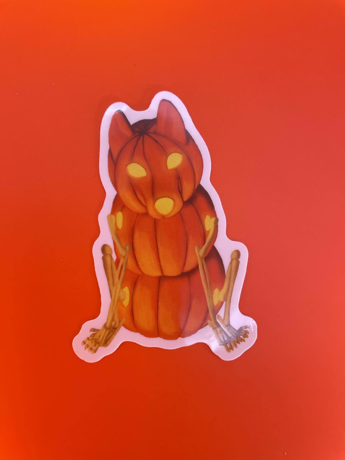 Pupkin Sticker Shadowolf Art