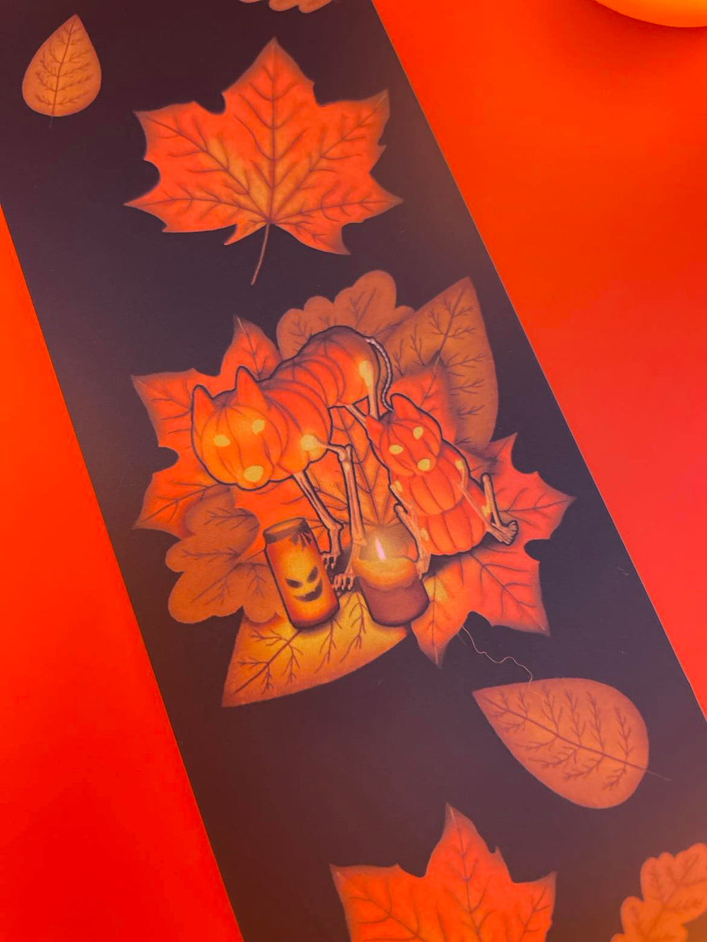 Halloween 2024 Bookmark Shadowolf Art