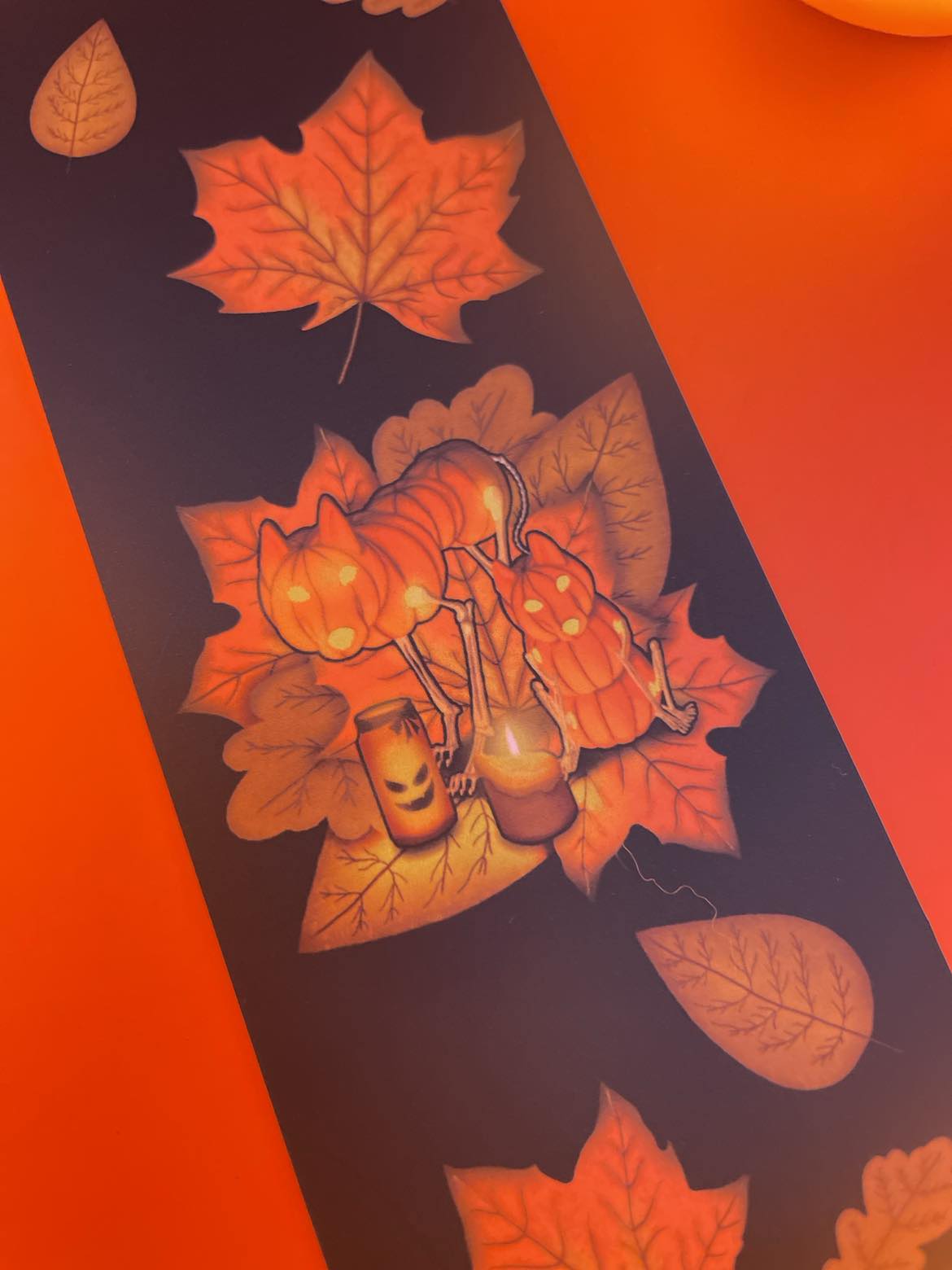 Halloween 2024 Bookmark Shadowolf Art