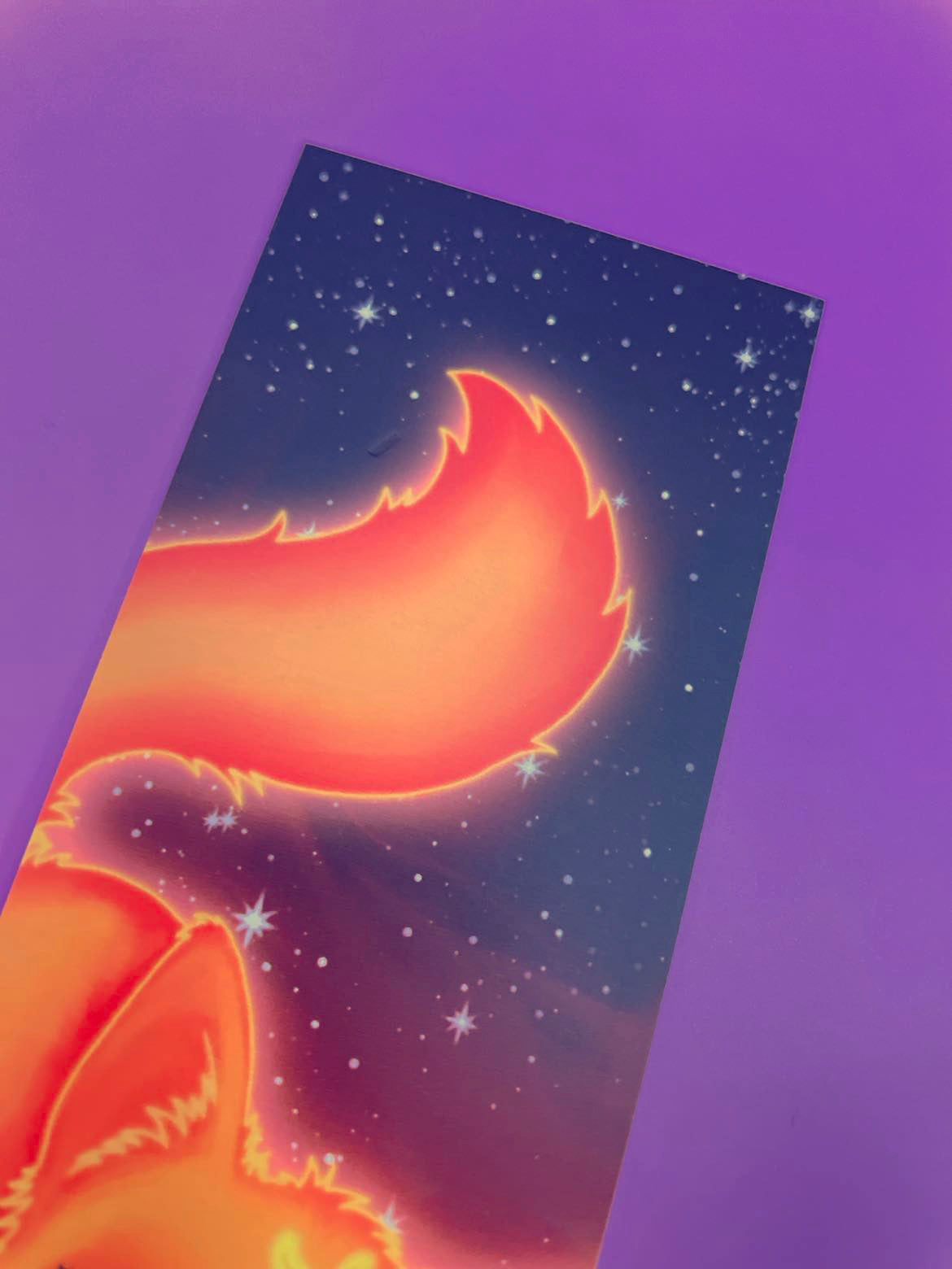 Cute Solar Wolf Bookmark Shadowolf Art