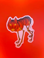 Huskapump Sticker Shadowolf Art