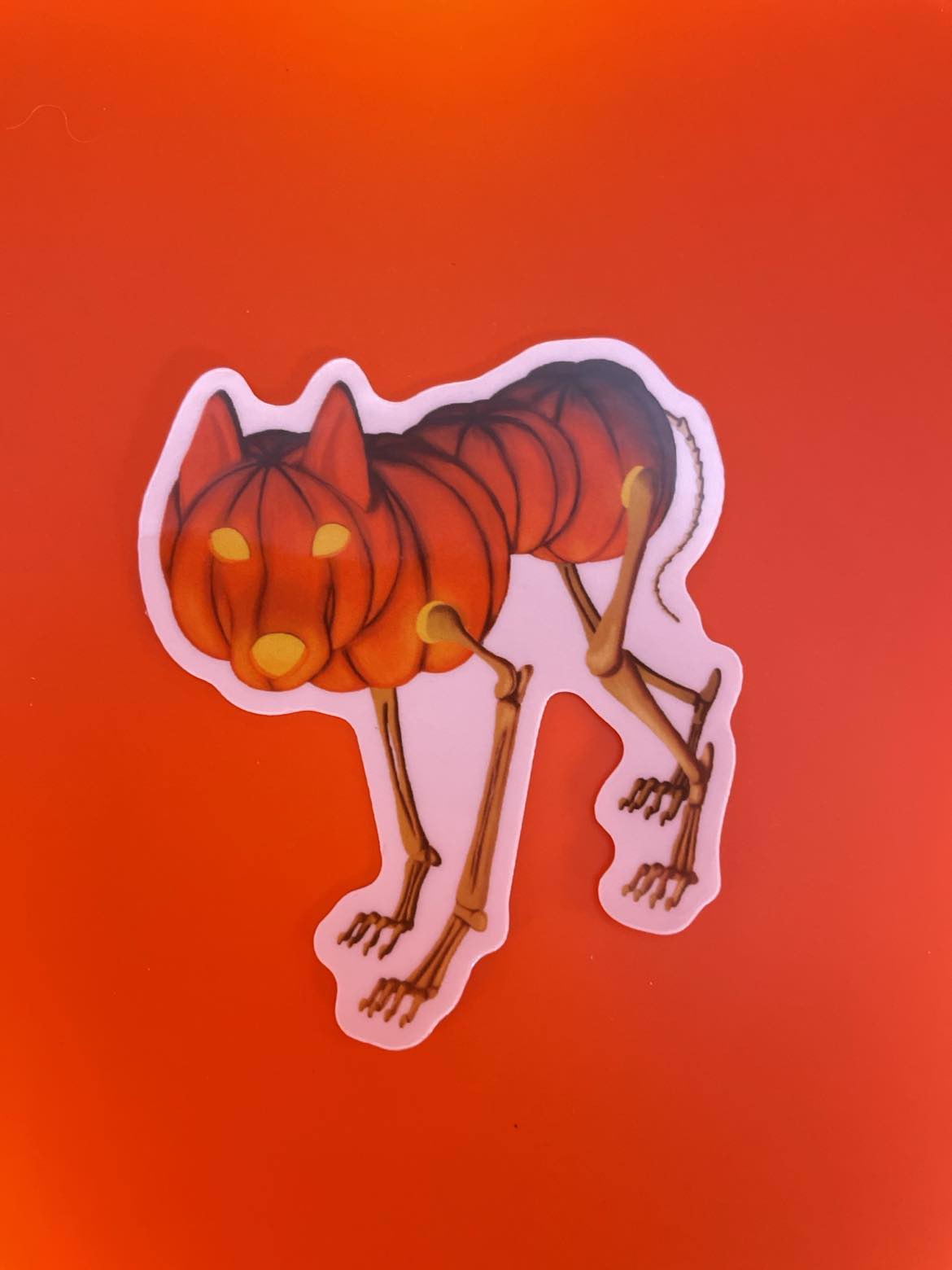 Huskapump Sticker Shadowolf Art