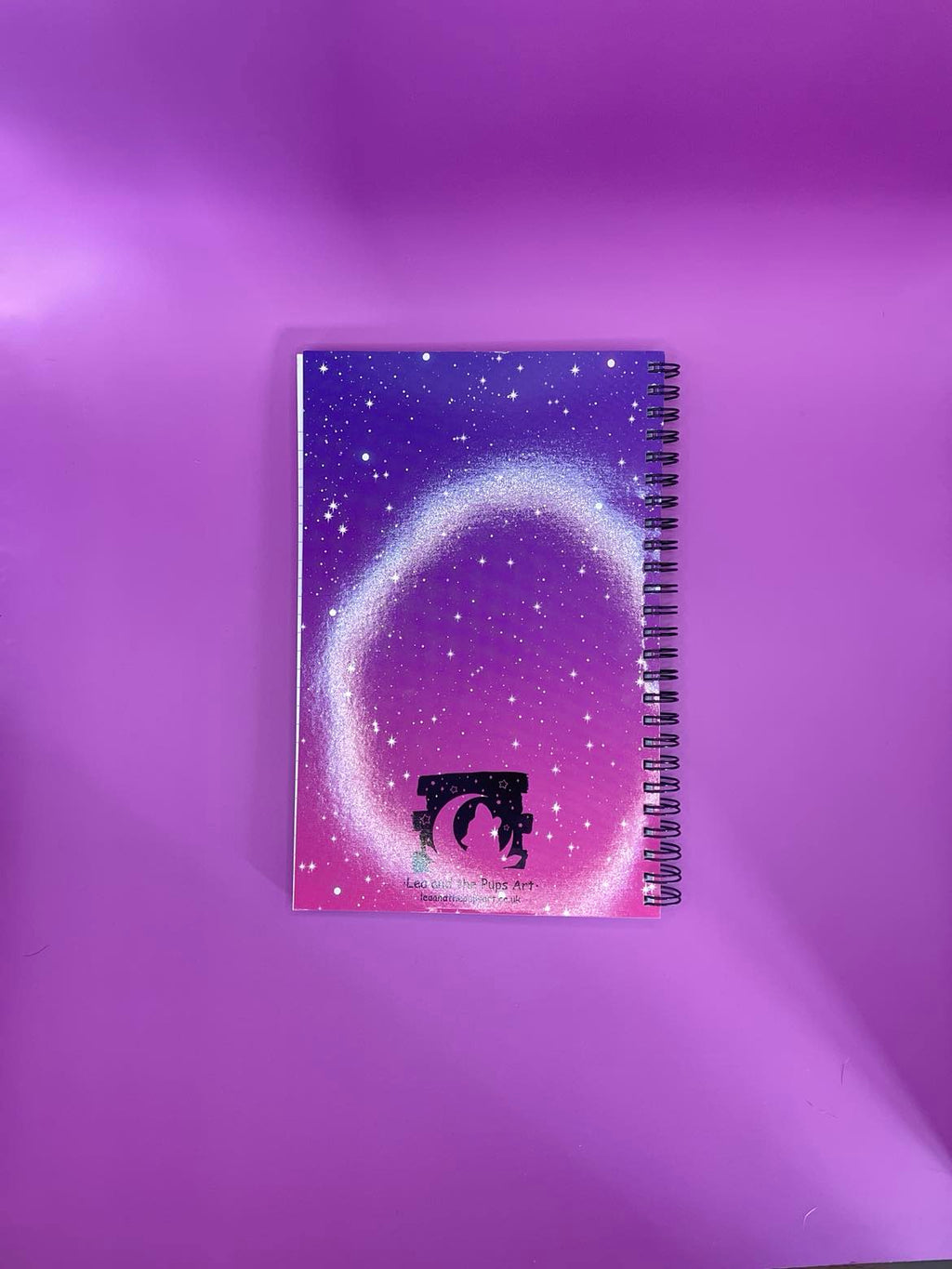 Cute Lunar Wolf Notebook Shadowolf Art