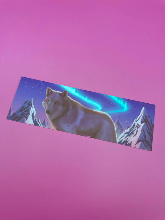 Mountain Wolf Bookmark