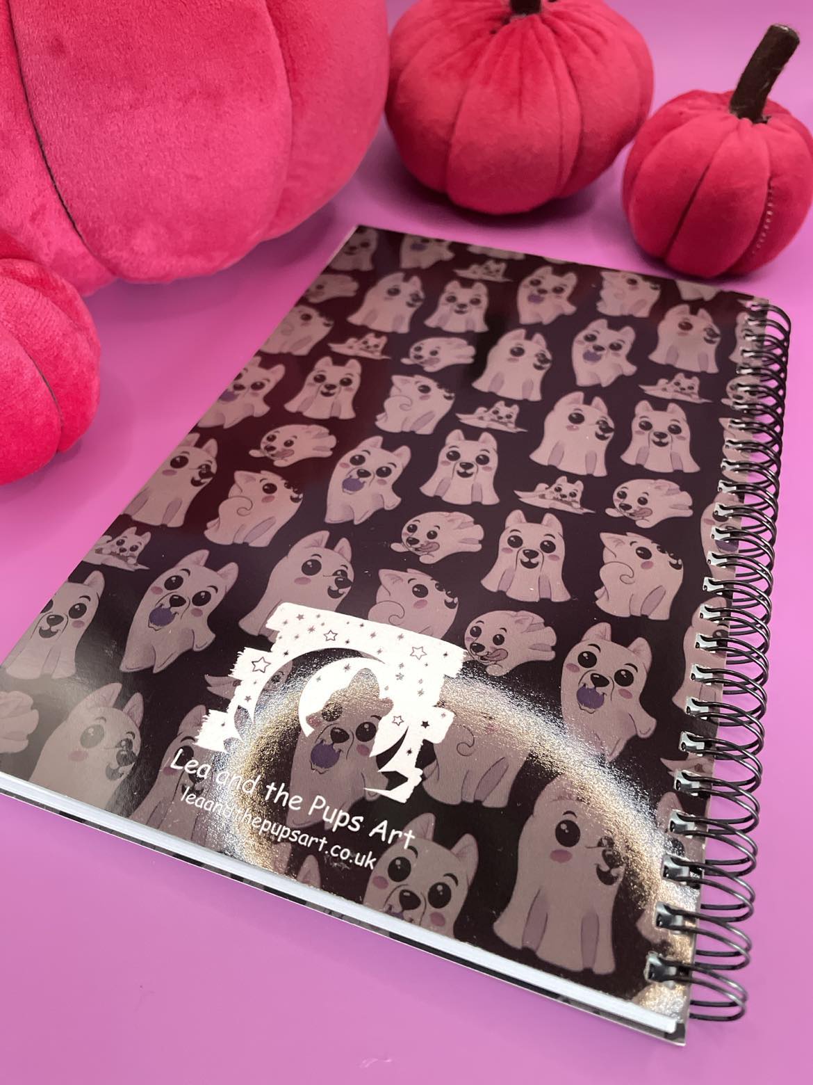 Ghost Pup Notebook Shadowolf Art