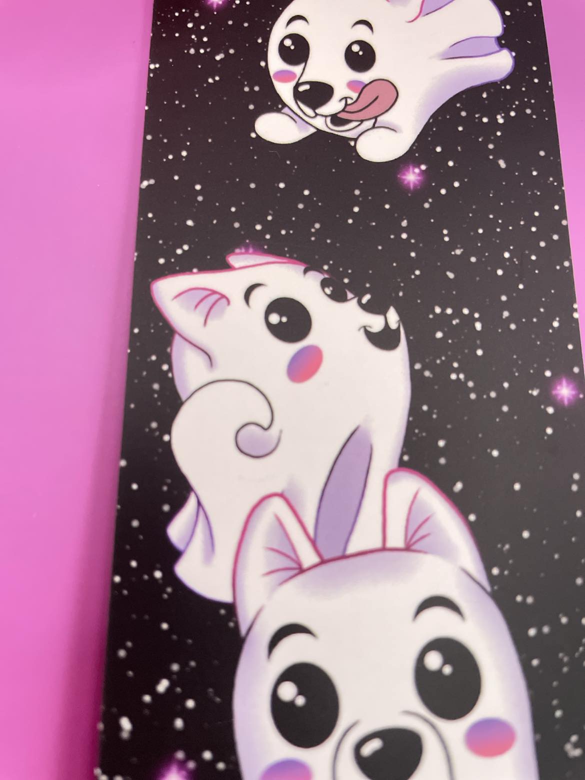 Cute Star Wolf Bookmark