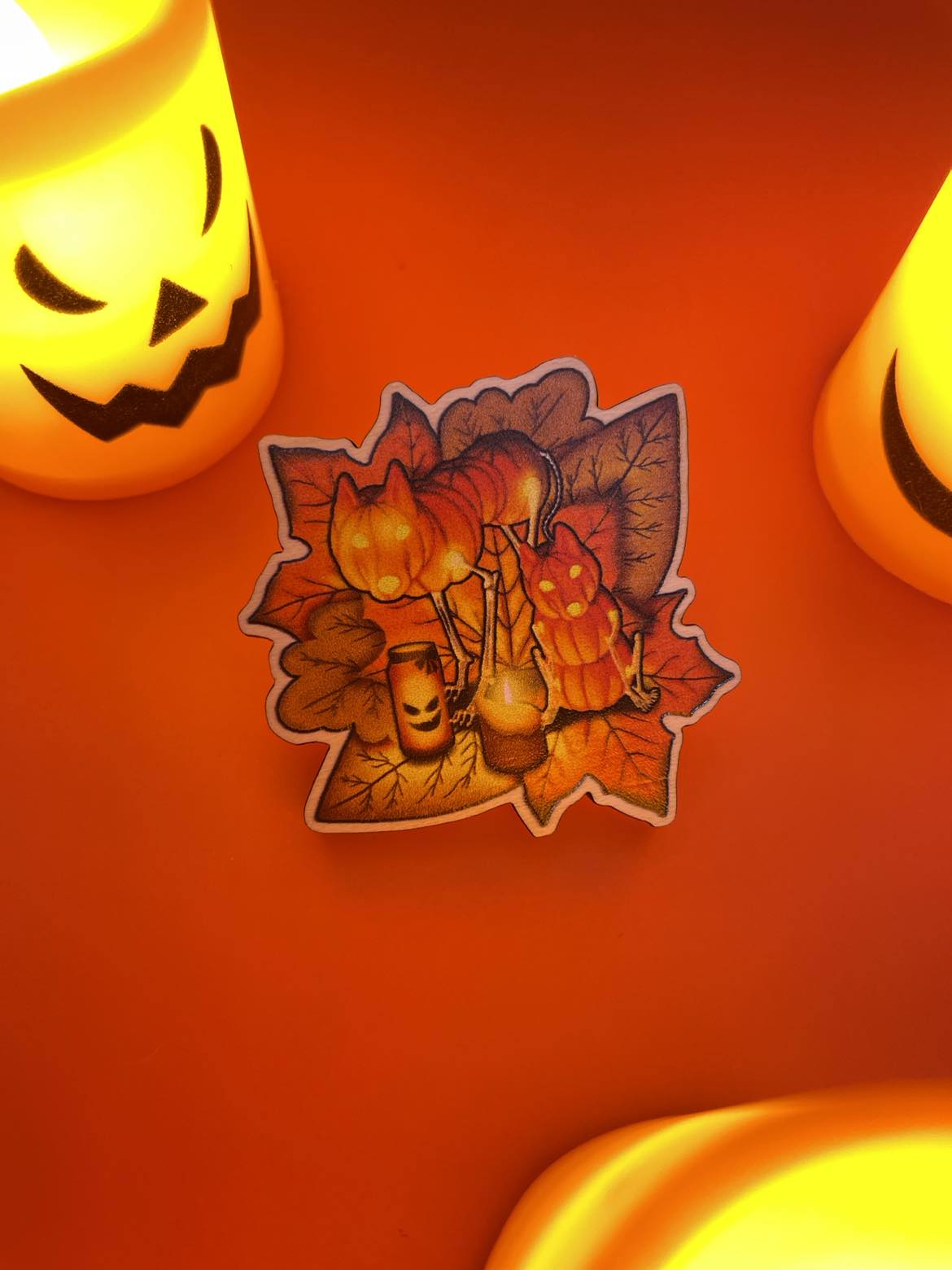 Halloween 2024 Wooden Pin