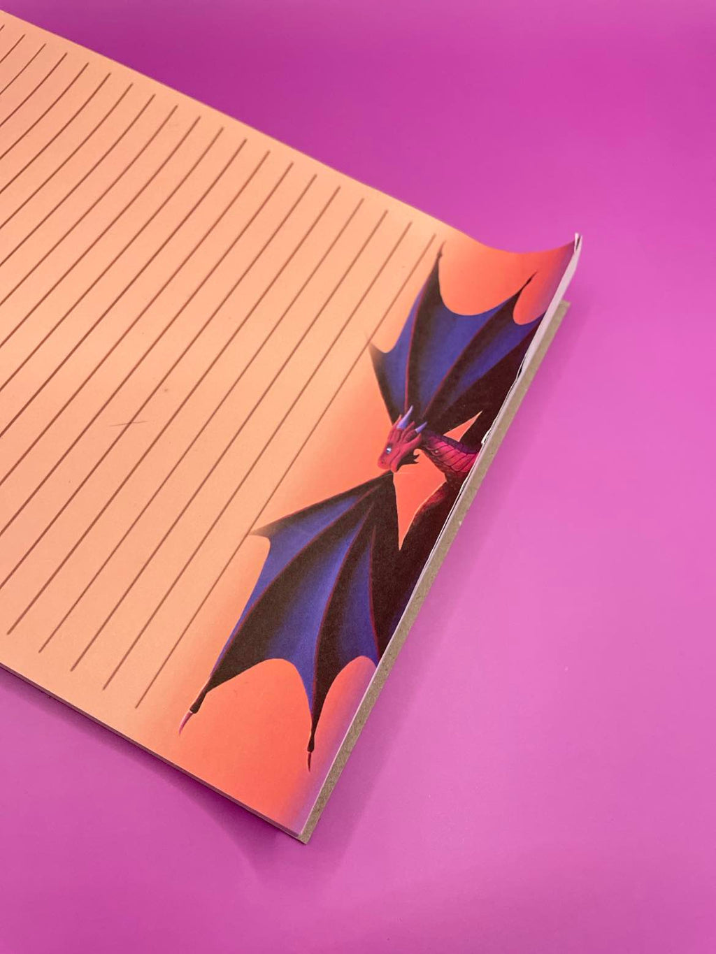Dragons Dawn Notepad Shadowolf Art