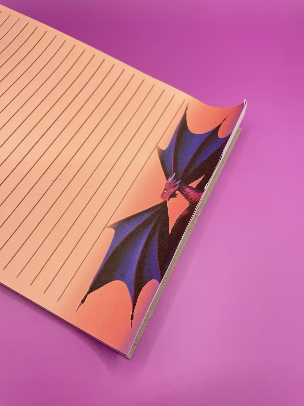 Dragons Dawn Notepad Shadowolf Art