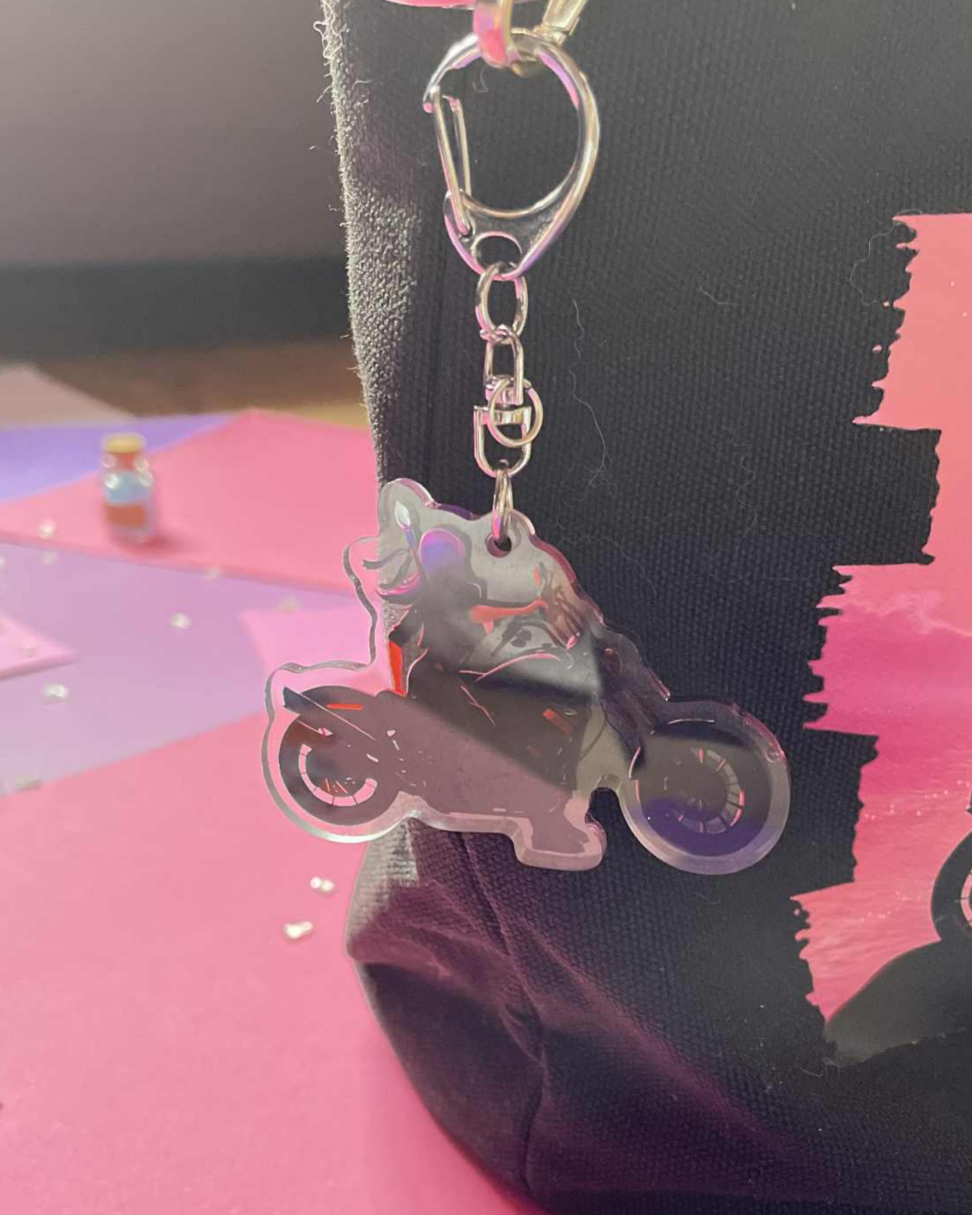 Magic Dusk - Fantasy Keychain Shadowolf Art