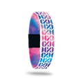 You Are Enough (Pink, Blue and White Discontinued Version) - Zox Wristband (Medium) Shadowolf Art