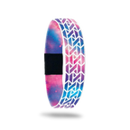 You Are Enough (Pink, Blue and White Discontinued Version) - Zox Wristband (Medium) Shadowolf Art