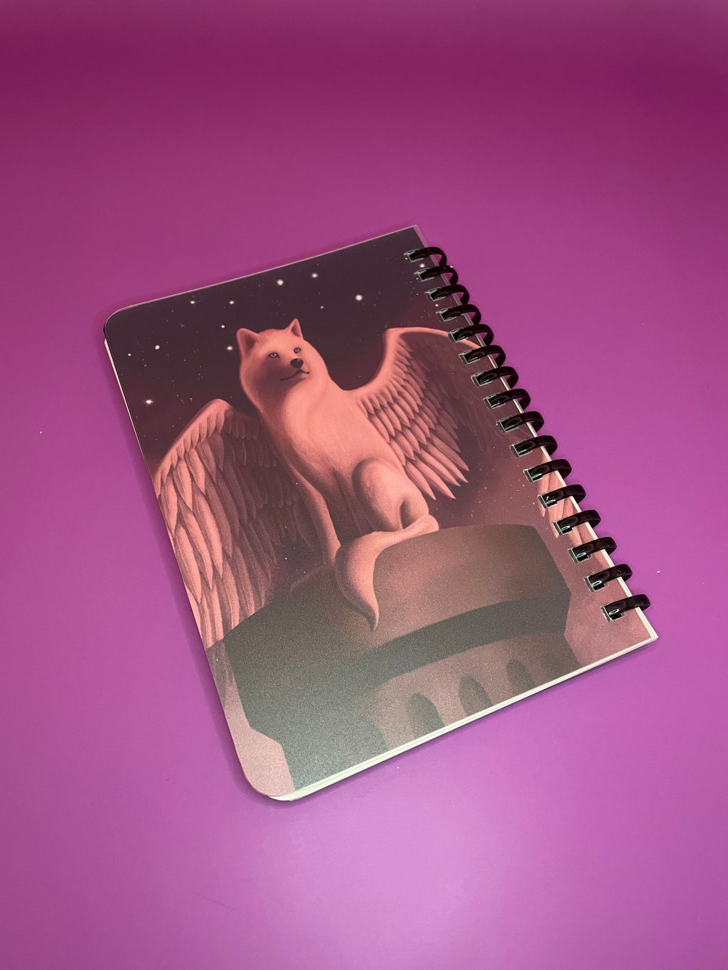 Ethereal Guardian Soft Ring Notebook Shadowolf Art