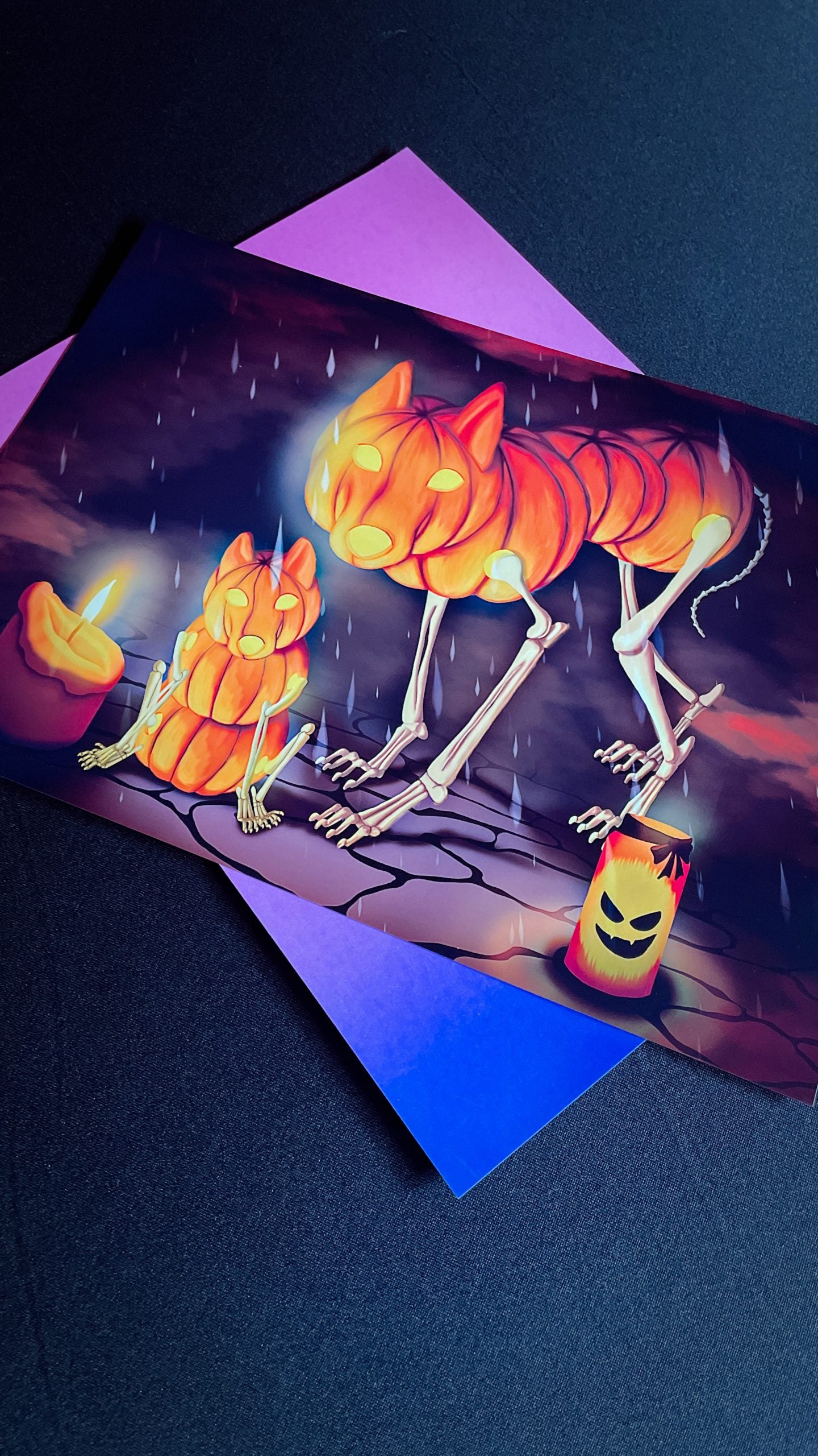 The Husk-A-Pump and Pup-kin Art Print image 4