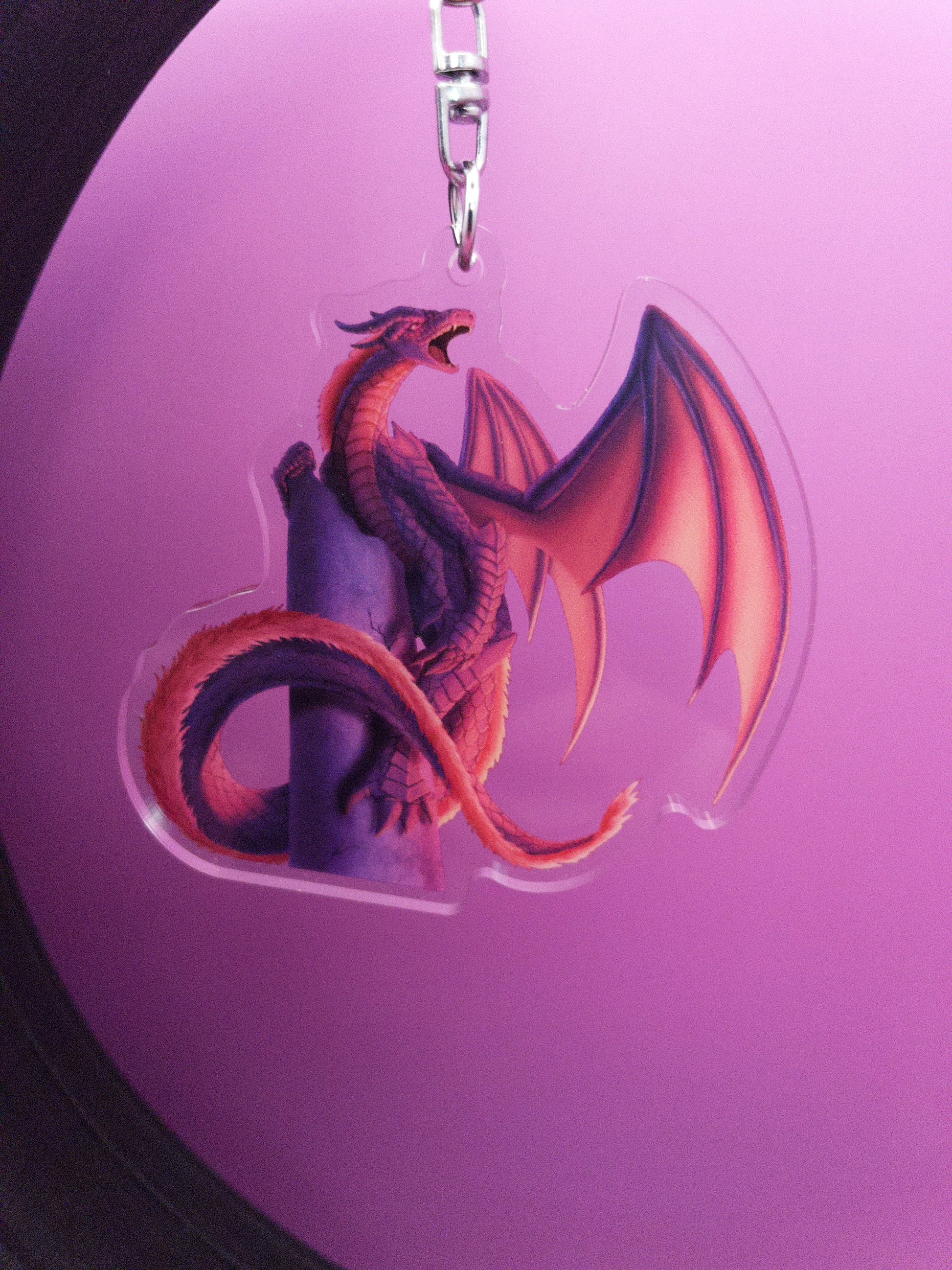 Skybound Keychain Shadowolf Art