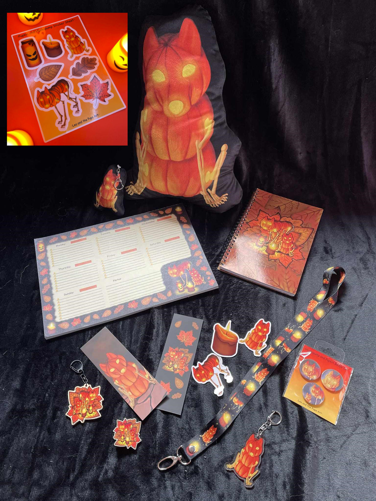 Huskapump and Pupkin Goodies Bundle Shadowolf Art