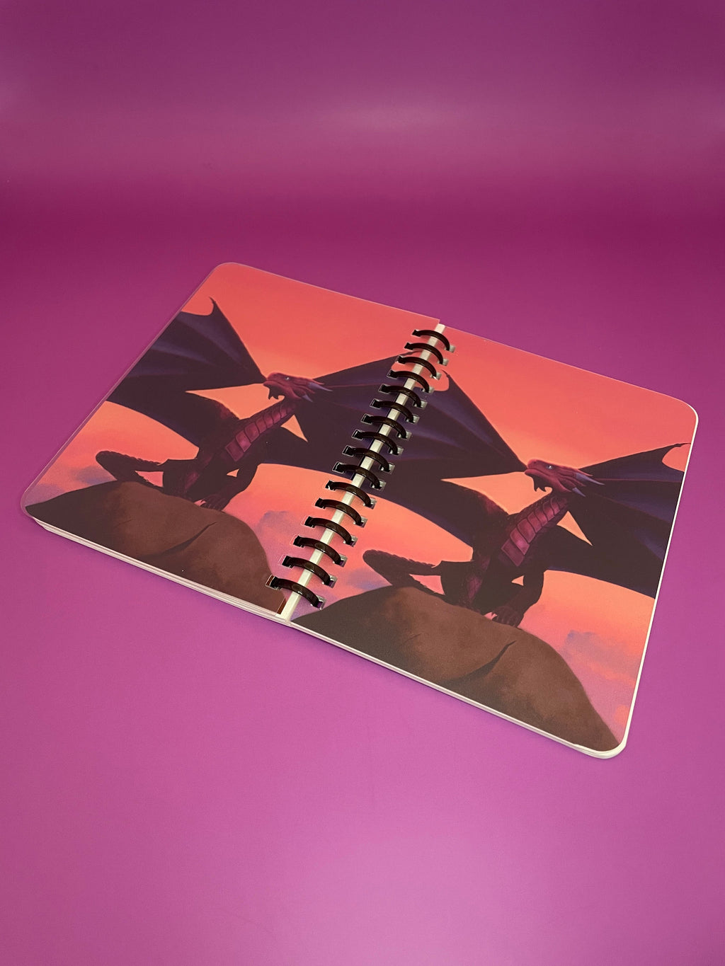 Dragons Dawn Soft Ring Notebook Shadowolf Art