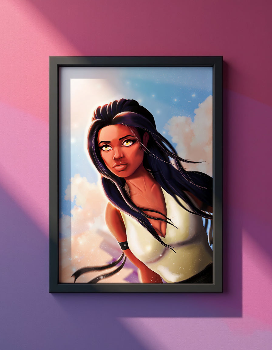 Desert Defender Art Print Shadowolf Art