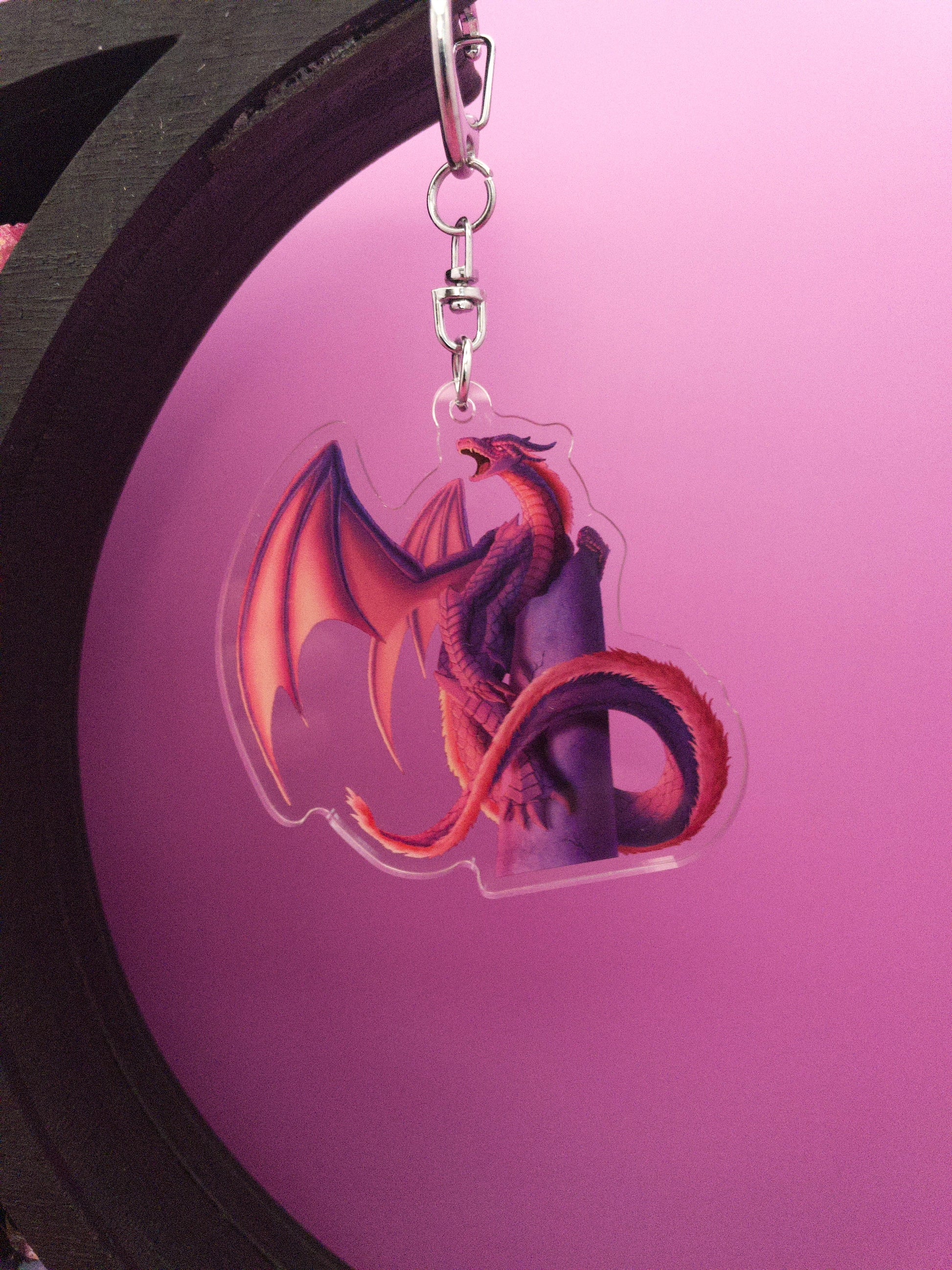 Skybound Keychain Shadowolf Art