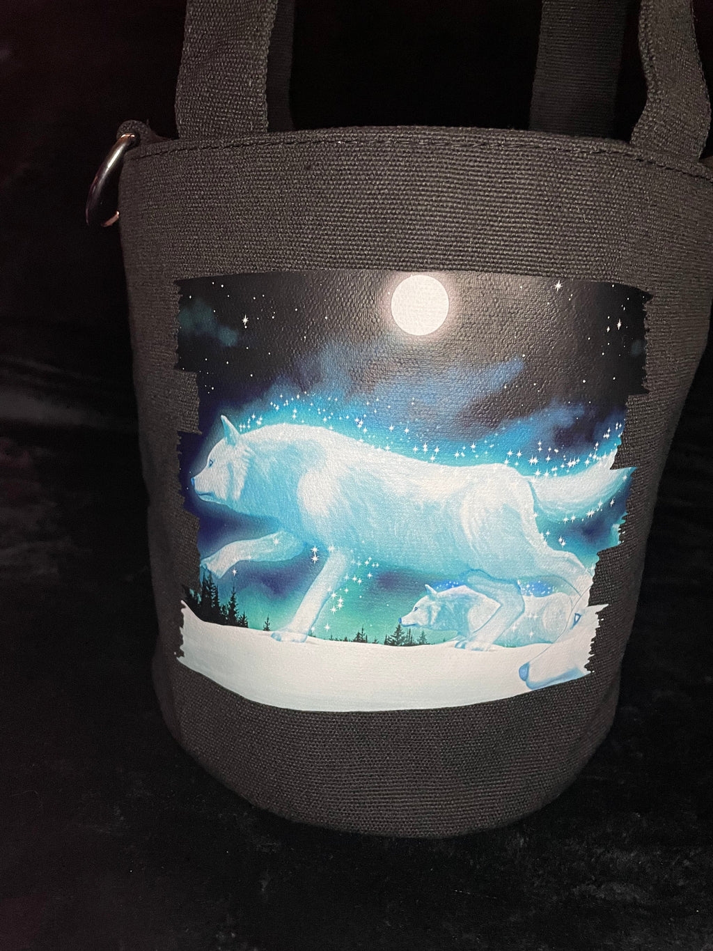 Wolf Runners Canvas Bag Shadowolf Art