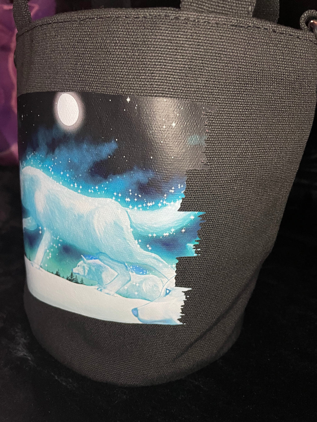 Wolf Runners Canvas Bag Shadowolf Art