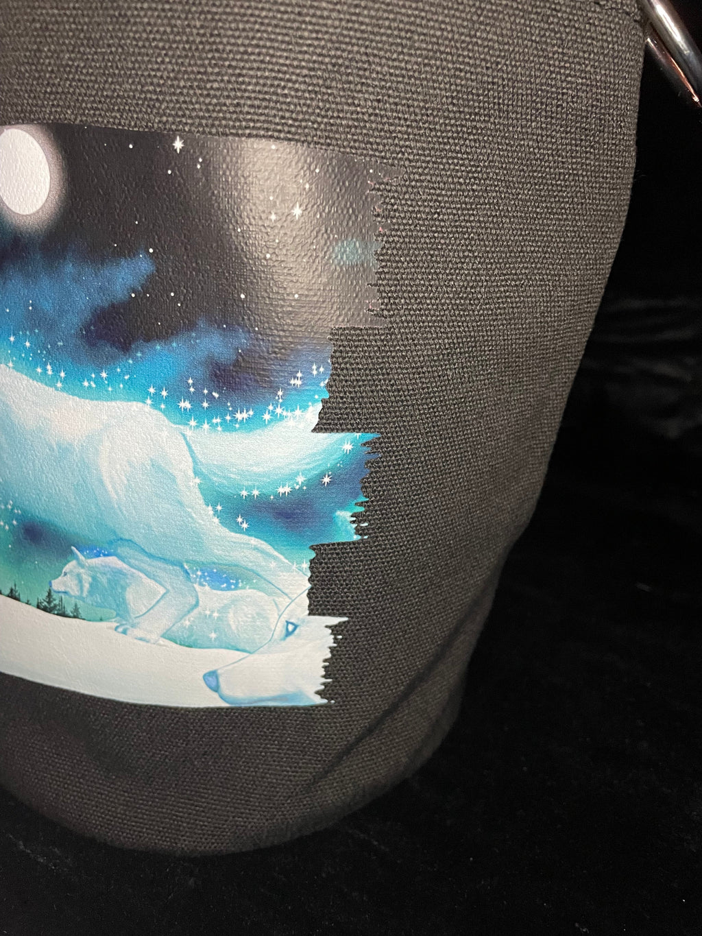 Wolf Runners Canvas Bag Shadowolf Art