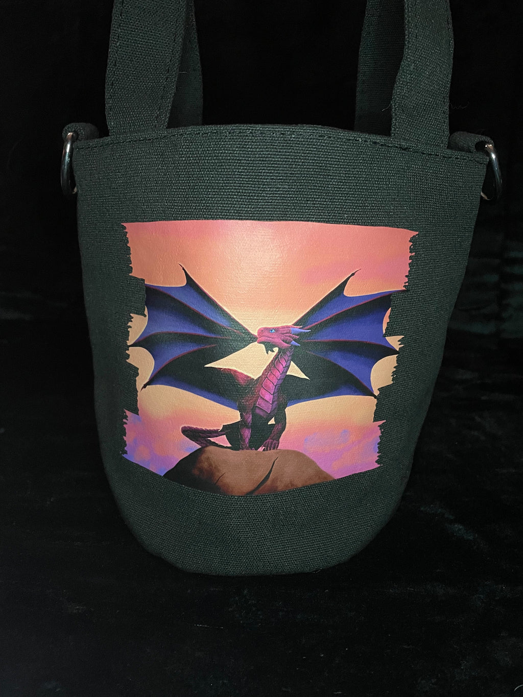 Dragons Dawn Canvas Bag Shadowolf Art