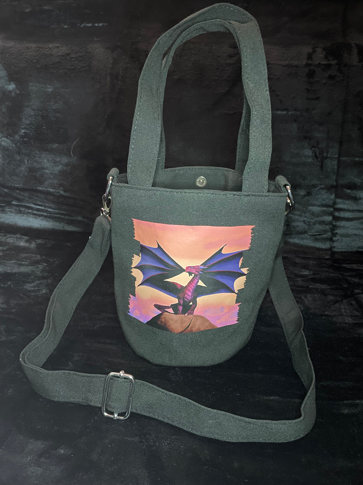 Dragons Dawn Canvas Bag Shadowolf Art