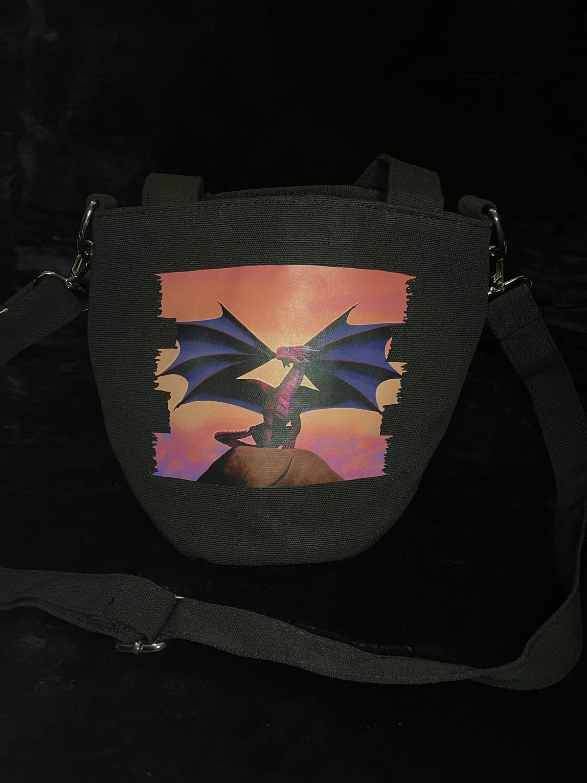 Dragons Dawn Canvas Bag Shadowolf Art