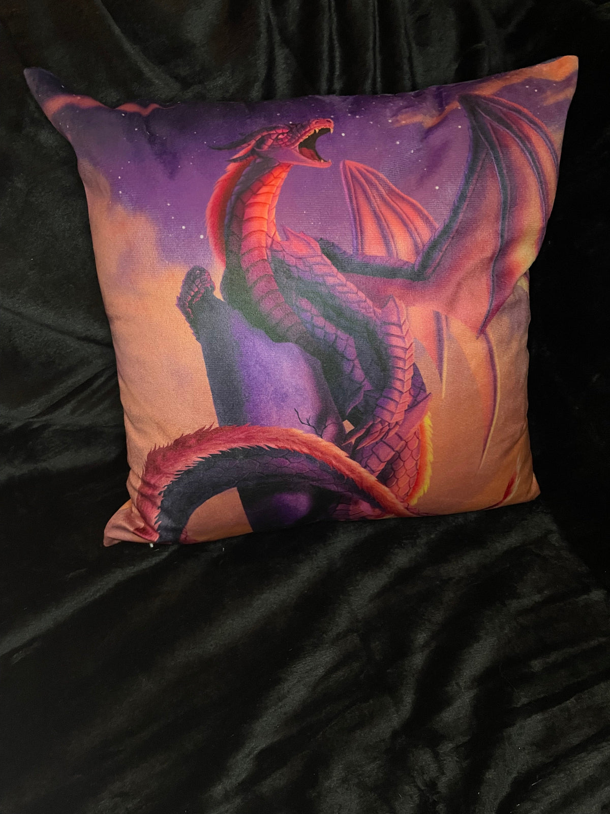 Skybound Square Throw Pillow Shadowolf Art