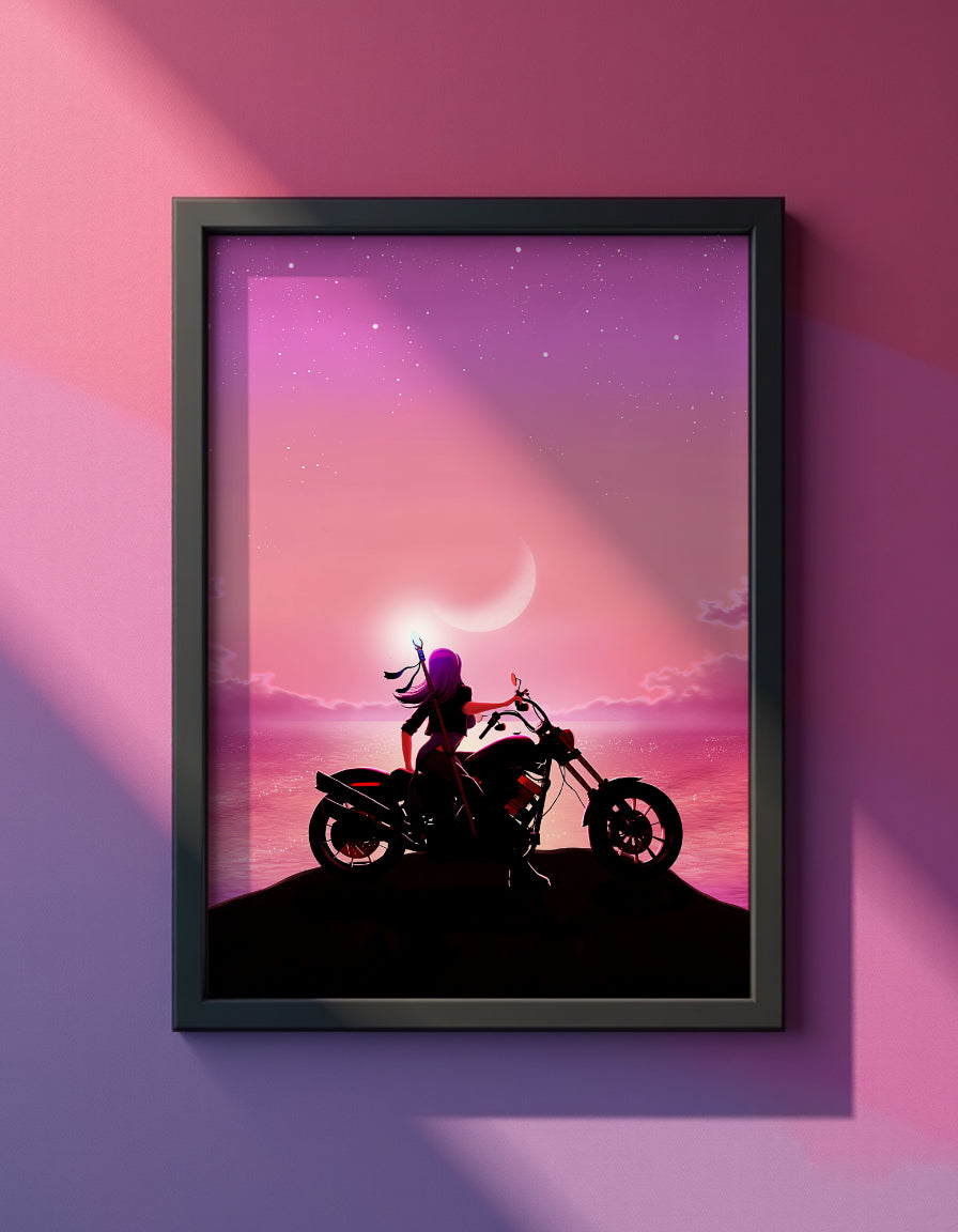 Magic Dusk Art Print Shadowolf Art