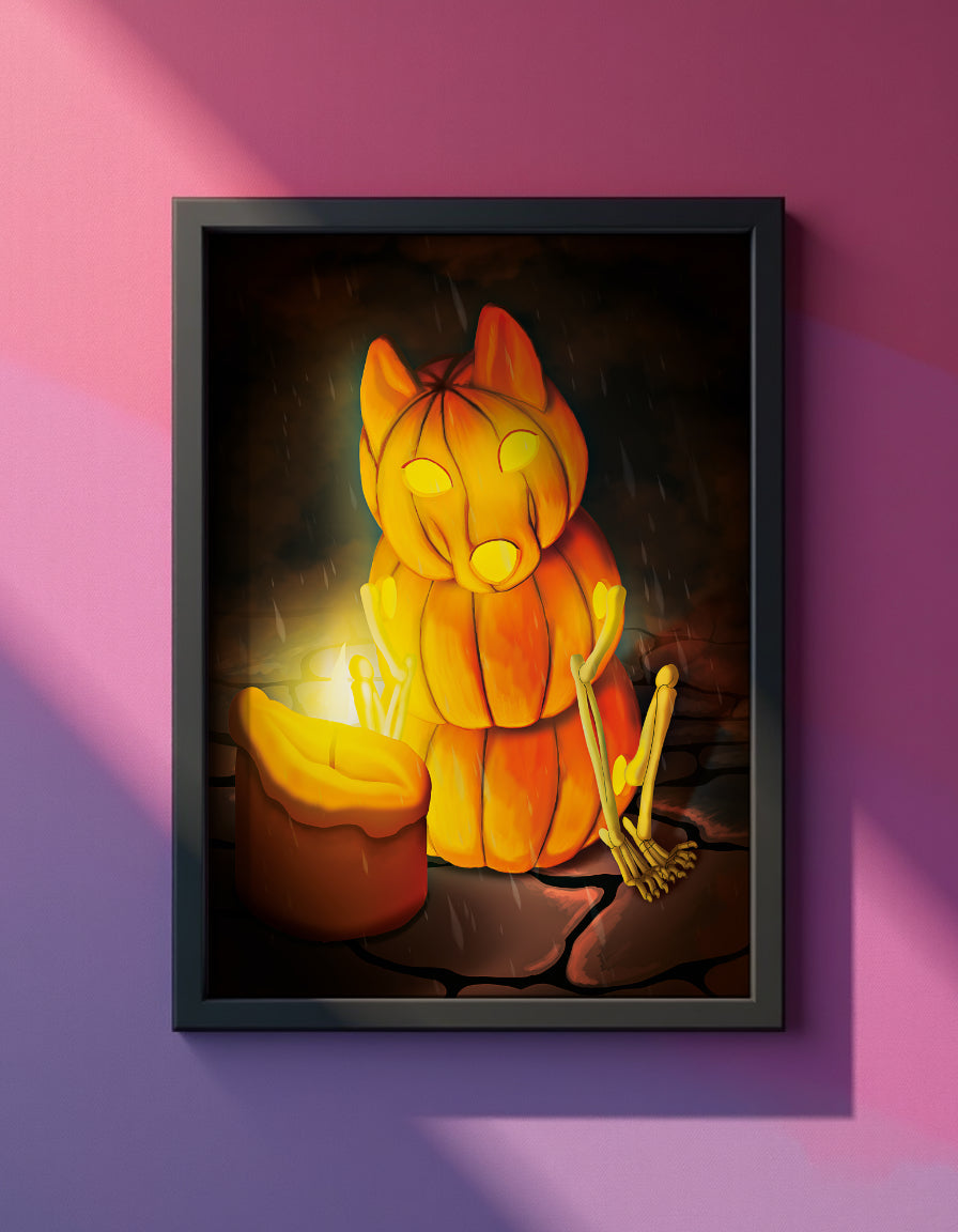 The Pupkin Art Print Shadowolf Art