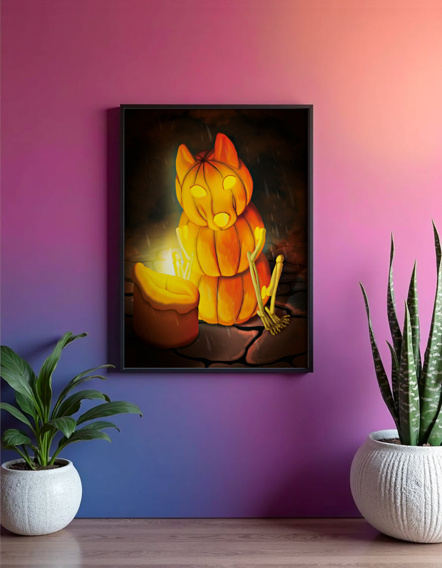 The Pupkin Art Print Shadowolf Art