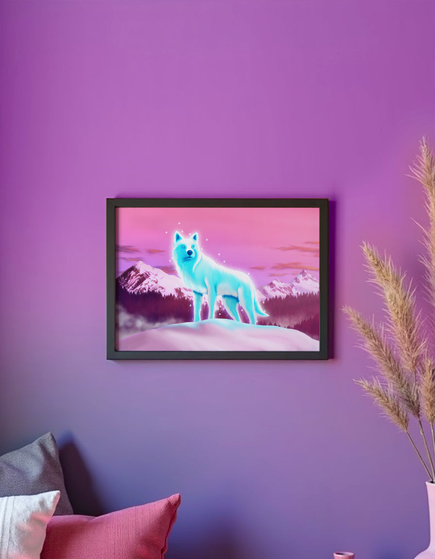 Spirit in the Mountains Art Print Shadowolf Art