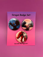 Dragon Badge Pack Shadowolf Art