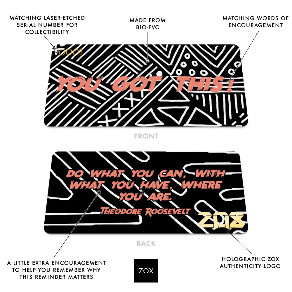 You Got This - Zox Wristband (Medium) Shadowolf Art