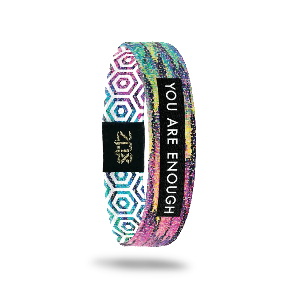 You Are Enough - Zox Wristband (Medium) Shadowolf Art