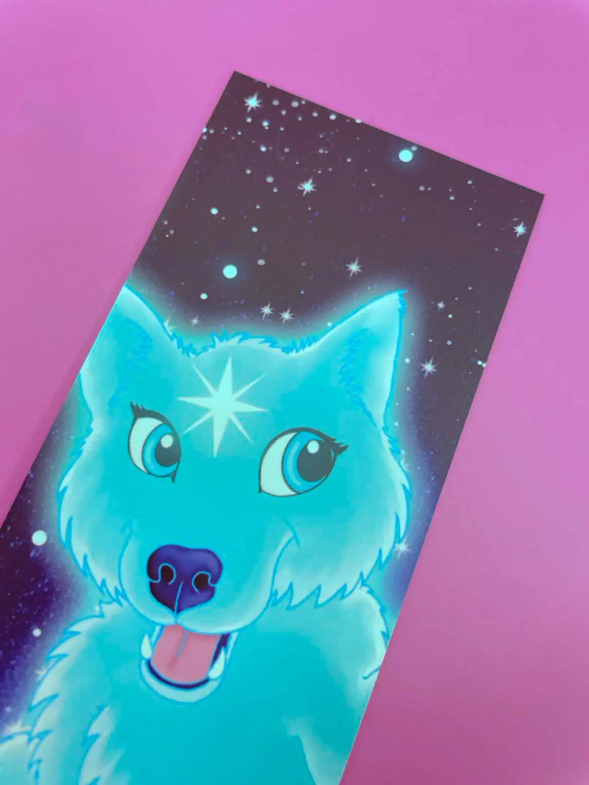 Cute Star Wolf Bookmark image 1