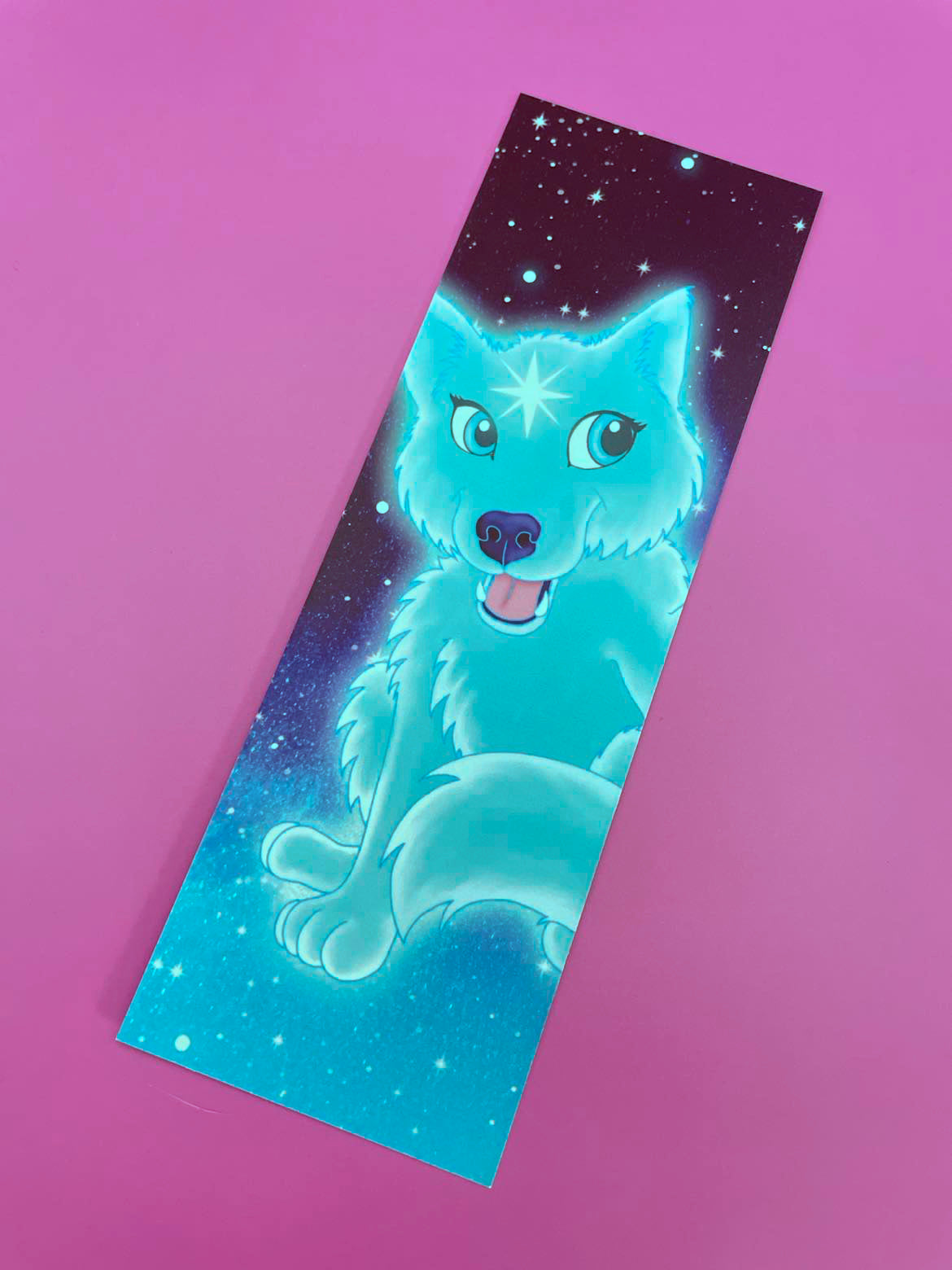 Cute Star Wolf Bookmark image 0