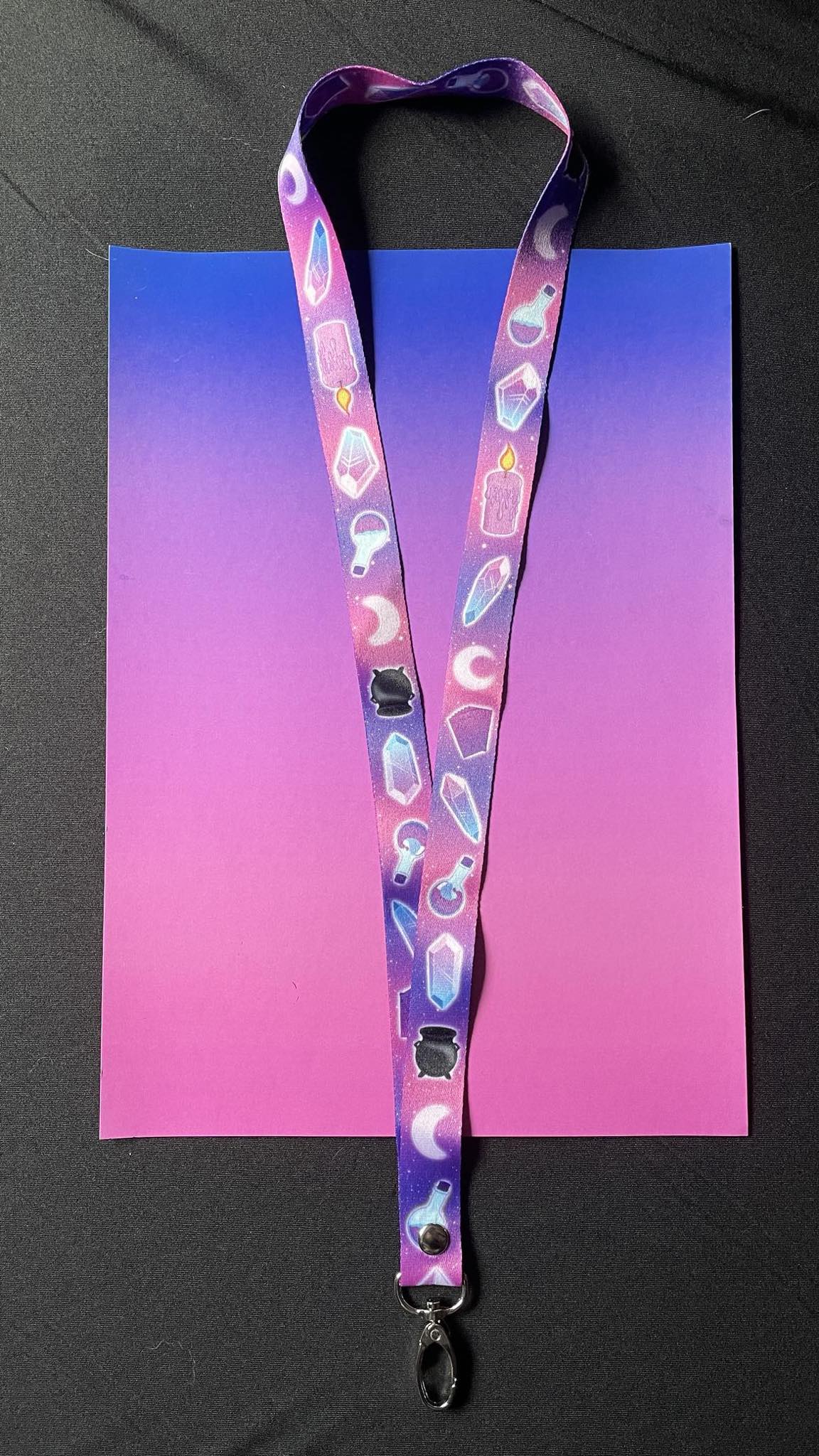 Witchy Items Lanyard Shadowolf Art